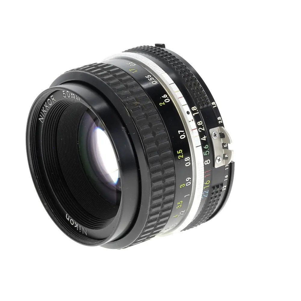 Nikon 50mm f/1.8 NIKKOR AI Manual Focus Lens used