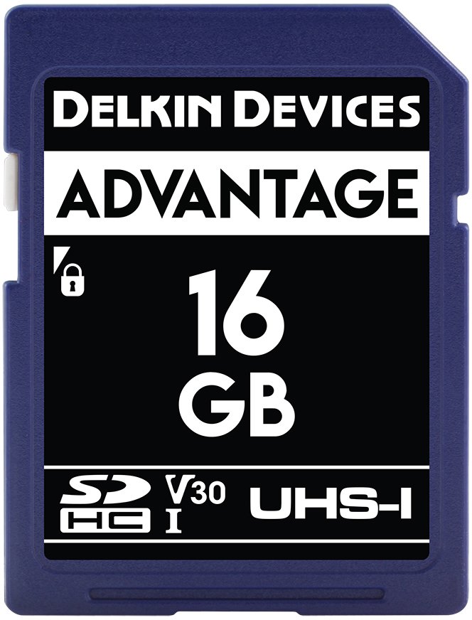 Delkin-Devices 16GB SDHC Advantage UHS-I V30