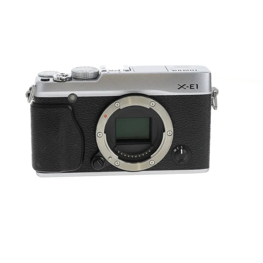 Fujifilm X-E1 Mirrorless Camera Body, Silver {16.3MP}903/11/26-739) used