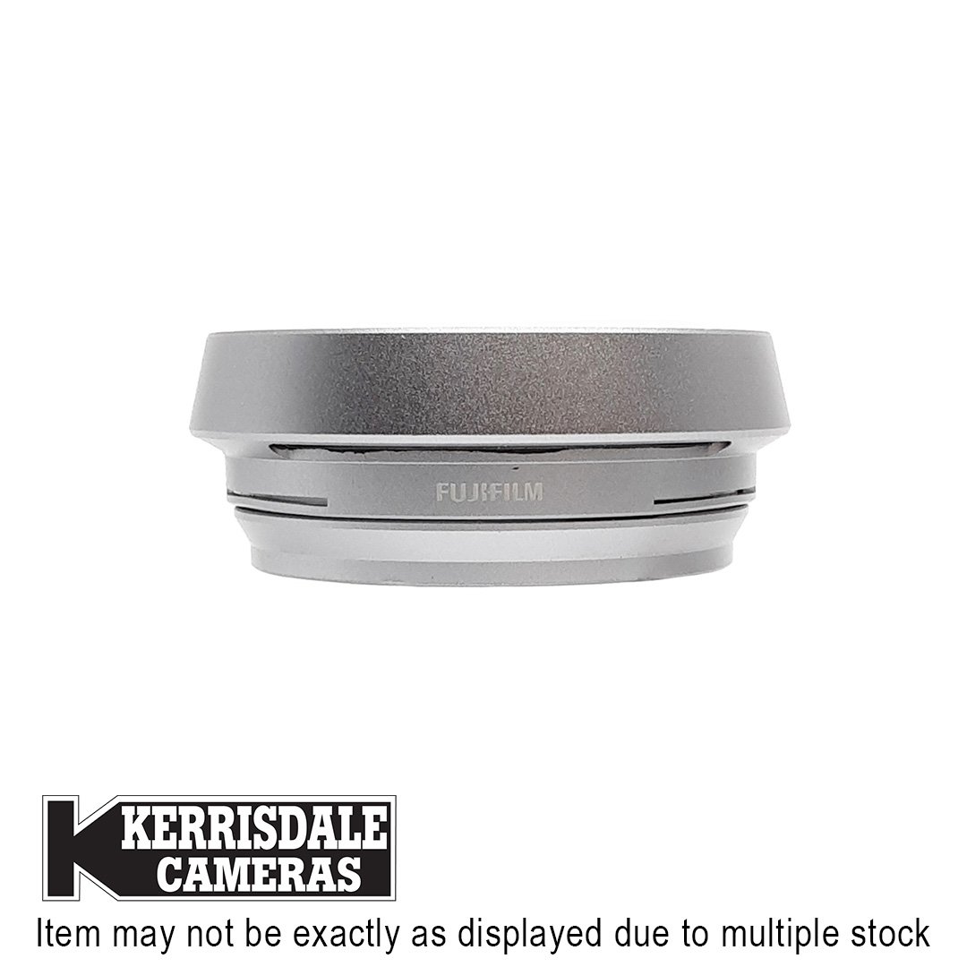 Fujifilm-Used LH-X100 (Silver) Lens Hood and Adapter - Good Condition - Used # 587.514X100HS