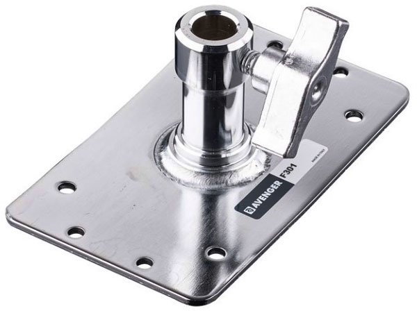 Avenger Wall Plate - Baby w/T-Knob - 16mm/ 5/8" Receiver