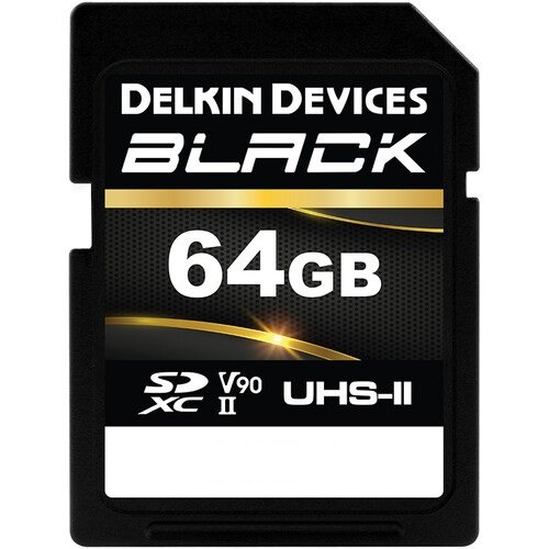 Delkin-Devices 64GB Black UHS-II SDXC Memory Card