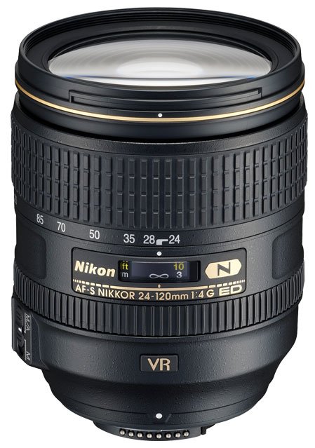 Nikon AF-S NIKKOR 24-120mm f/4G ED VR (5x)