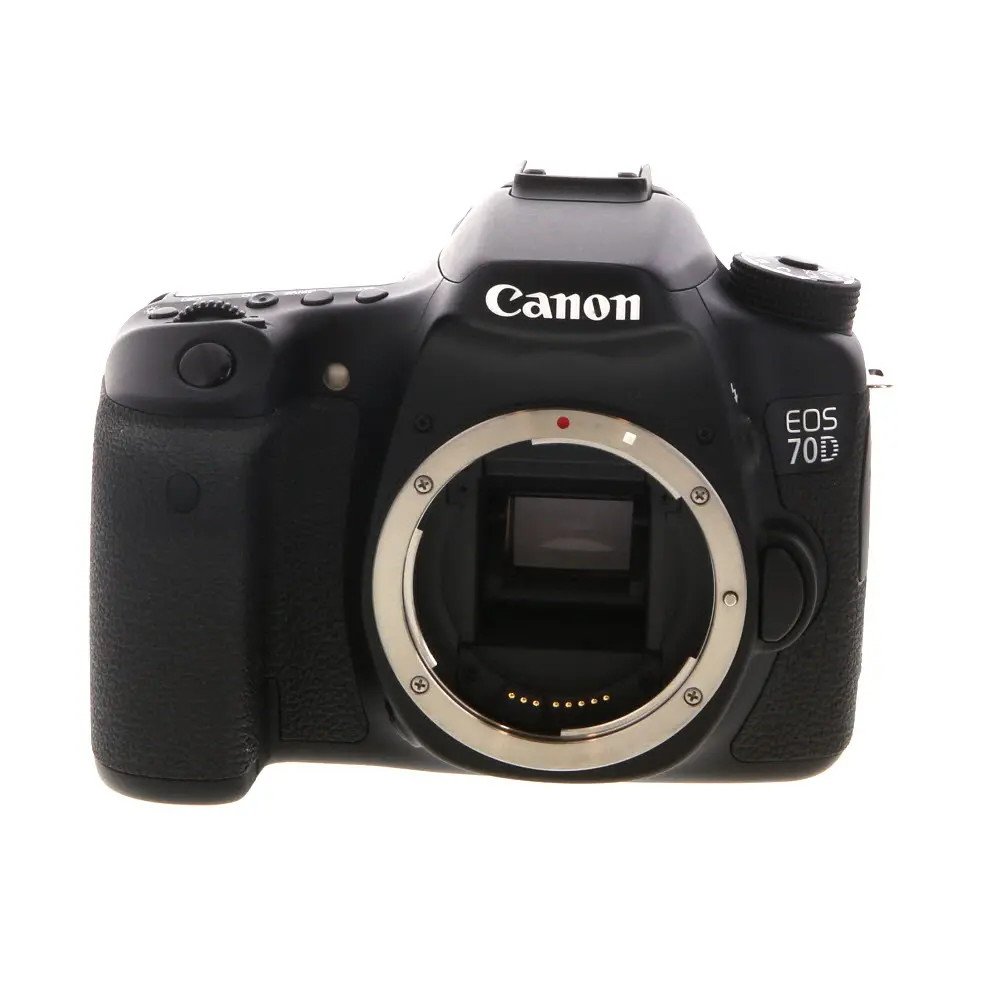 Canon EOS 70D (W) DSLR Camera Body {20.2MP} used