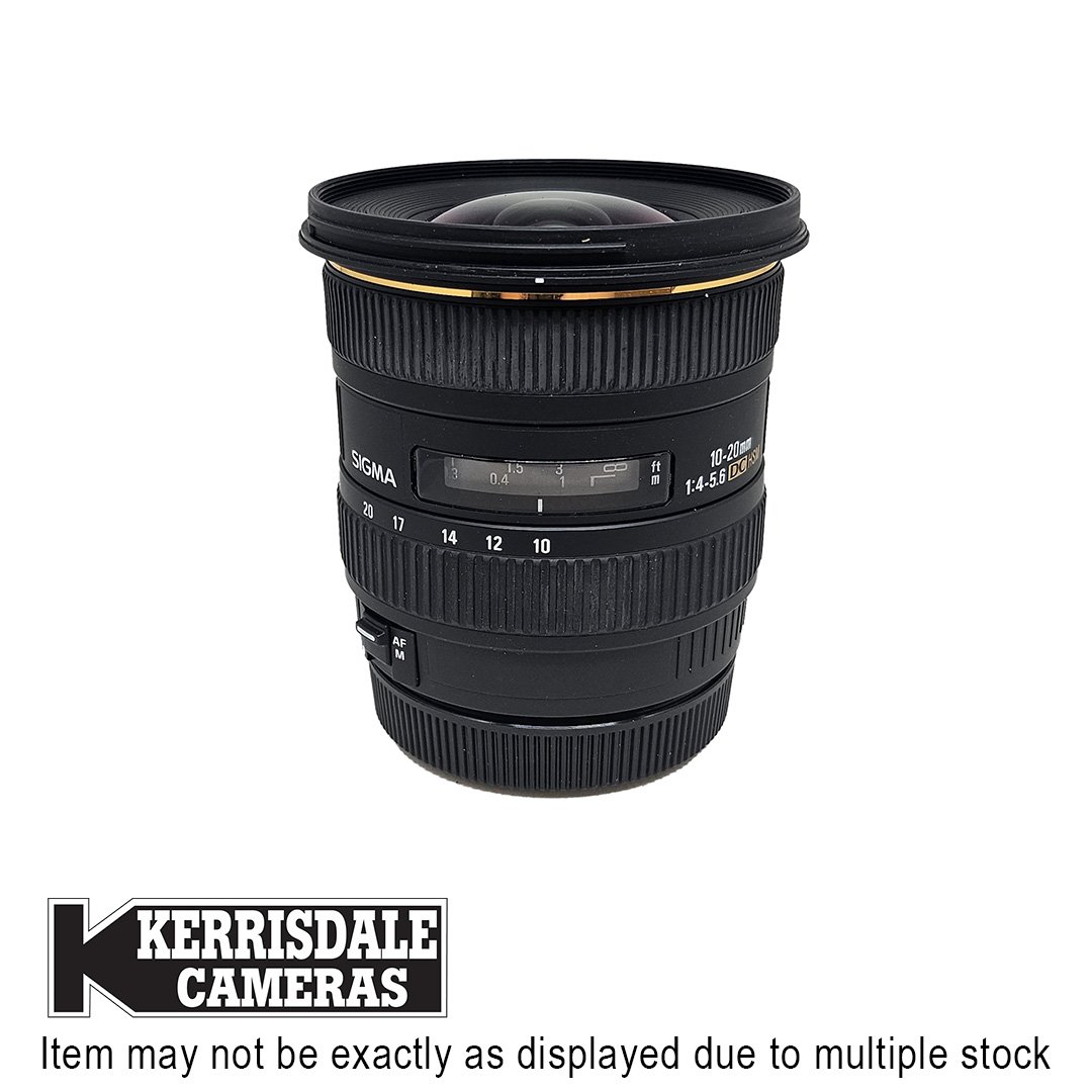 Sigma-Used 10-20mm F4-5.6 EX DC - Good Condition - Canon EFS Mount – Used # 587.156A1020