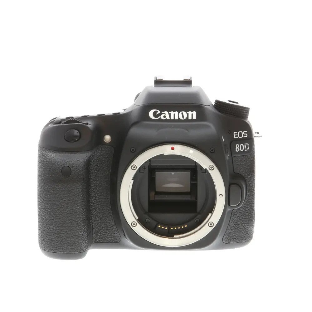 Canon EOS 80D (W) DSLR Camera Body {24.2MP} used