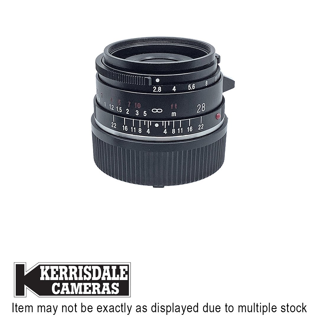 Voigtlander-Used 28mm F2.8 II Color Skopar (MF) - Good Condition - Leica M Mount - Used # 587.21814102