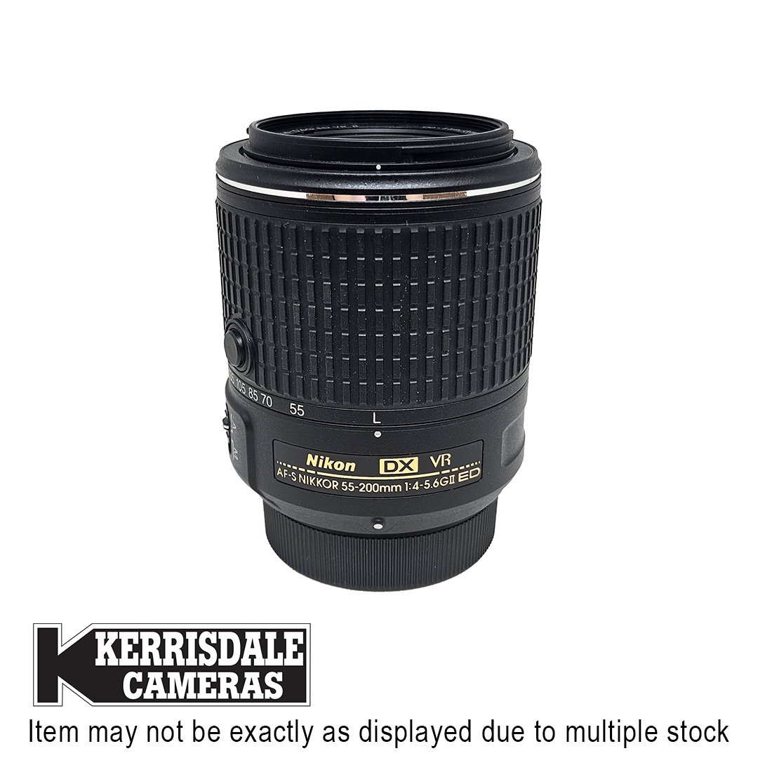 Nikon-Used 55-200mm F4-5.6 AFS VR II - Fair Condition - Dusty – Nikon DX Mount – Used # 587.21630801X