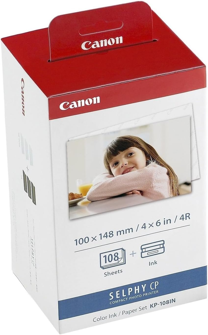Canon SELPHY KP-108IN Color Ink and Paper Set