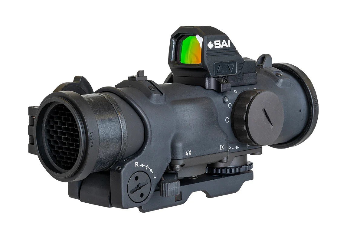 ELCAN Specter DR 1x/4 with Scope Covers & ARD Black - 5.56 BDC Reticle ...