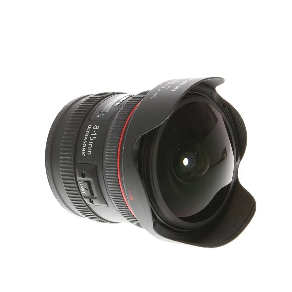 Canon 8-15mm f/4 L Fisheye USM EF Mount Lens used