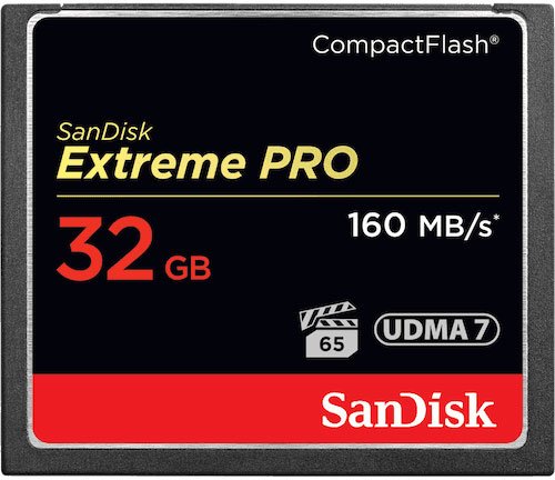 Sandisk Extreme PRO Compact Flash 160MBs 1067x - 32GB