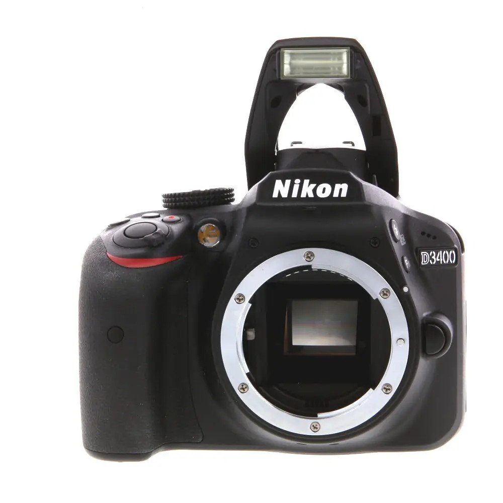 Nikon D3400 DSLR Camera Body, Black {24.2MP} used