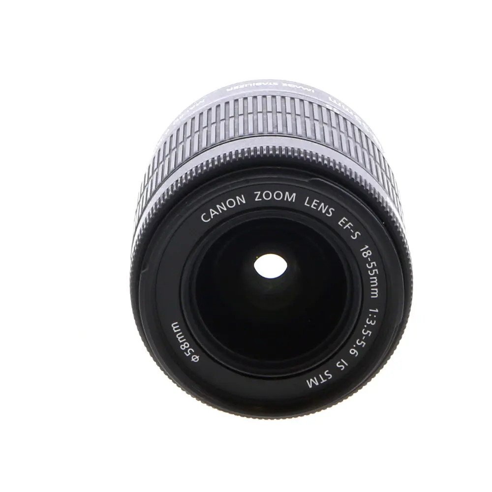 Canon EF-S 18-55mm f/3.5-5.6 IS STM Autofocus APS-C Lens, Black used