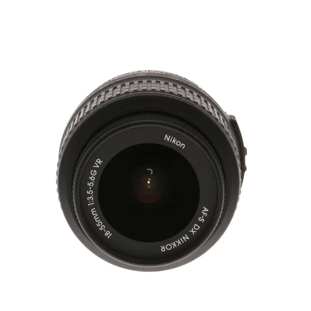Nikon AF-S DX Nikkor 18-55mm f/3.5-5.6 G VR Autofocus APS-C Lens used