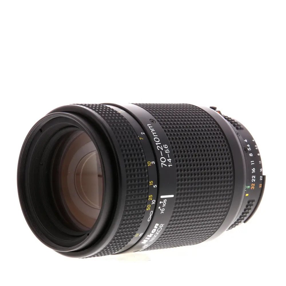 Nikon AF NIKKOR 70-210mm f/4-5.6 Macro Autofocus Lens used