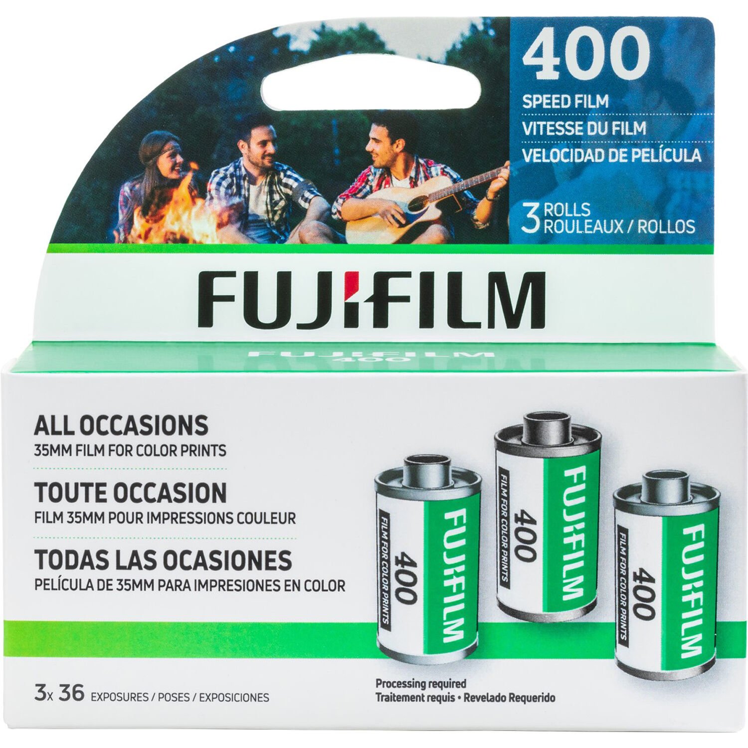 Fujifilm CH 400 135-36 Color Film 3-Pack - Arlington Camera