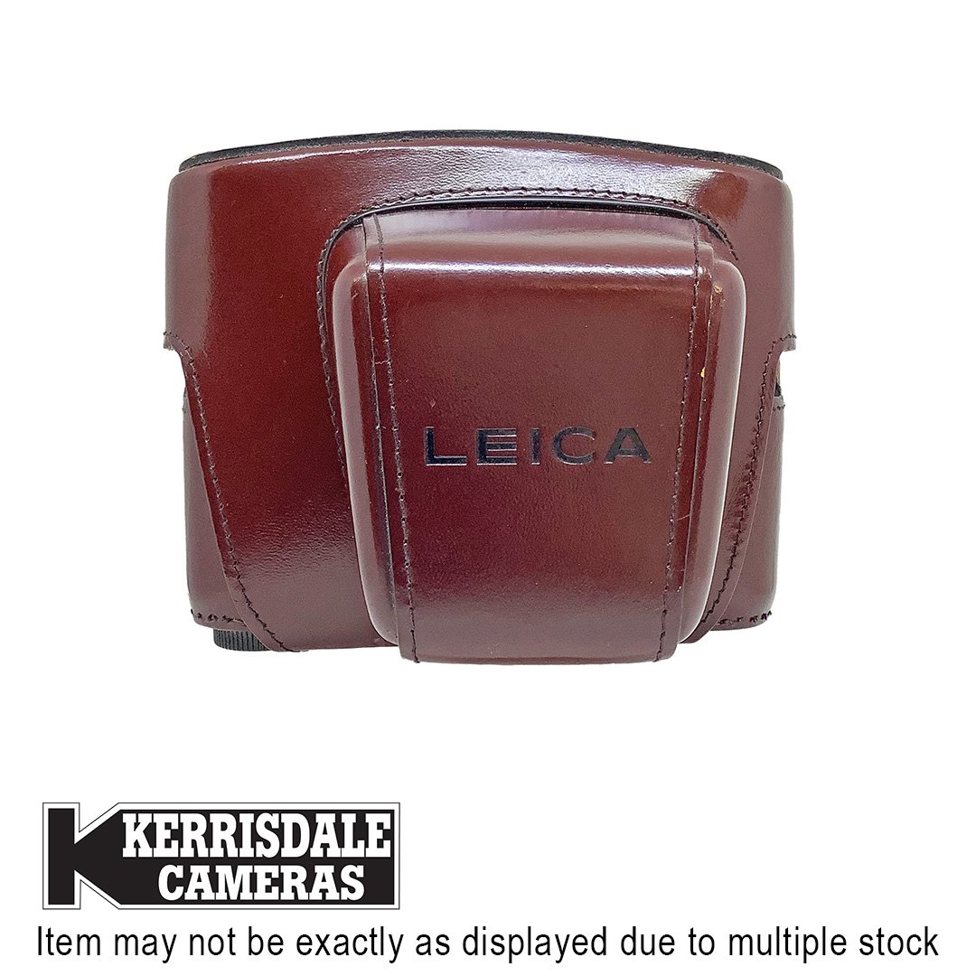 Leica-Used M4/M42/M4P Burgundy Leather Case - Good Condition - Consignment # 588.32437