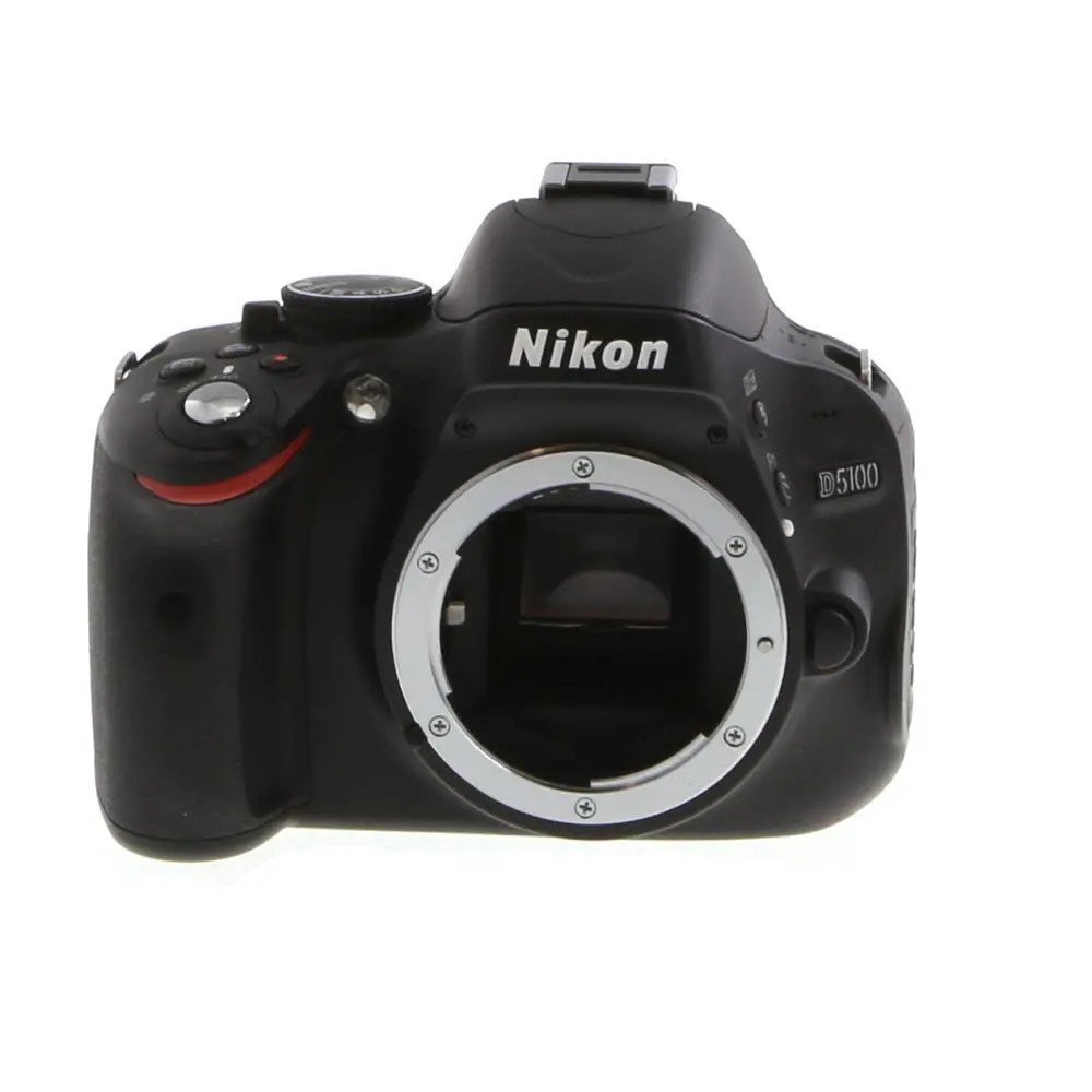 Nikon D5100 DSLR Camera Body, Black {16.2MP} used