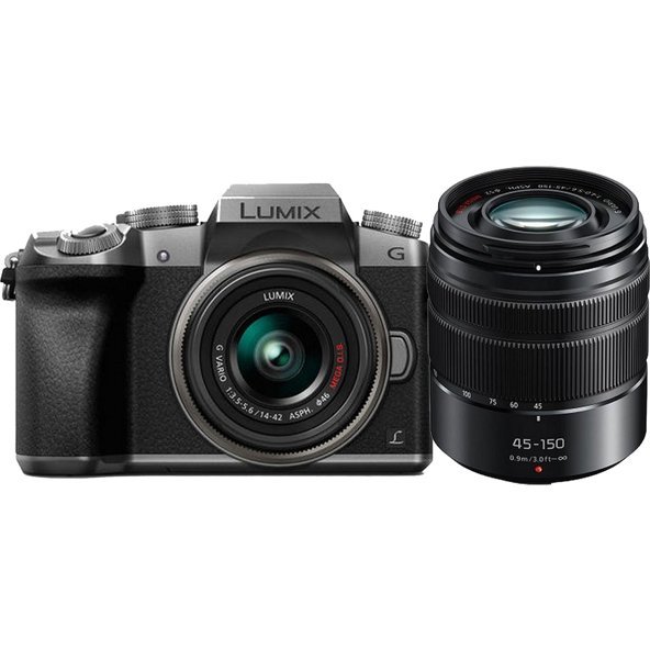 Panasonic LUMIX G7 Compact System Camera with 14-42mm II ASPH and