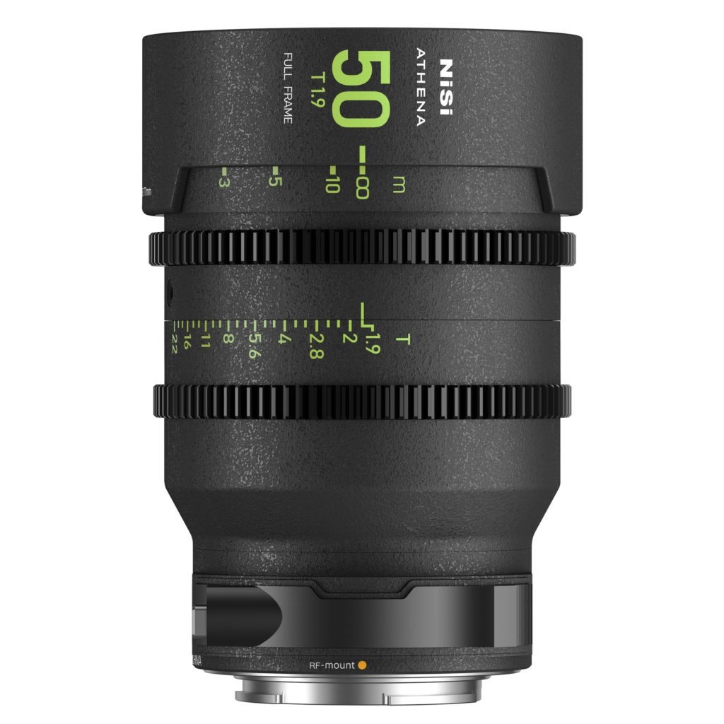Nisi ATHENA PRIME Full Frame Cinema Lens Kit with 5 Lenses - 14mm T2.4 - 25mm T1.9 - 35mm T1.9 - 50mm T1.9 - 85mm T1.9 with Hard Case
