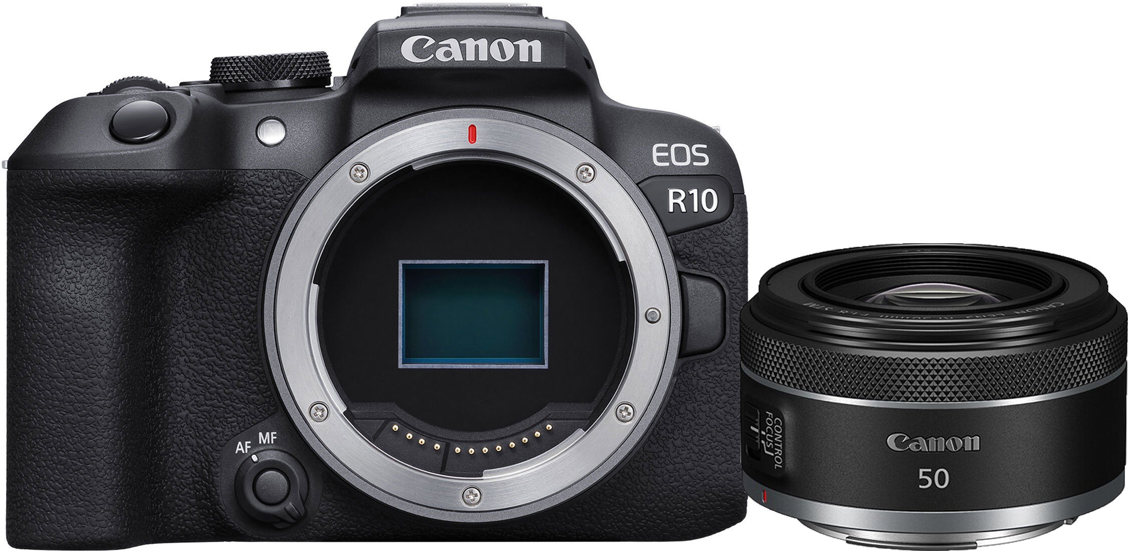 Canon EOS R10 Mirrorless Camera with RF 50mm f1.8 STM Lens