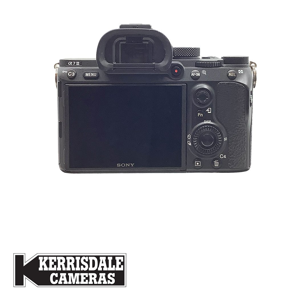 Sony-Used A7 III Body - 24MP 4K WiFi - Fair Condition - Small Scuffs - Shutter Count 75,800 - Sony FE Mount - Used # 587.22119800X