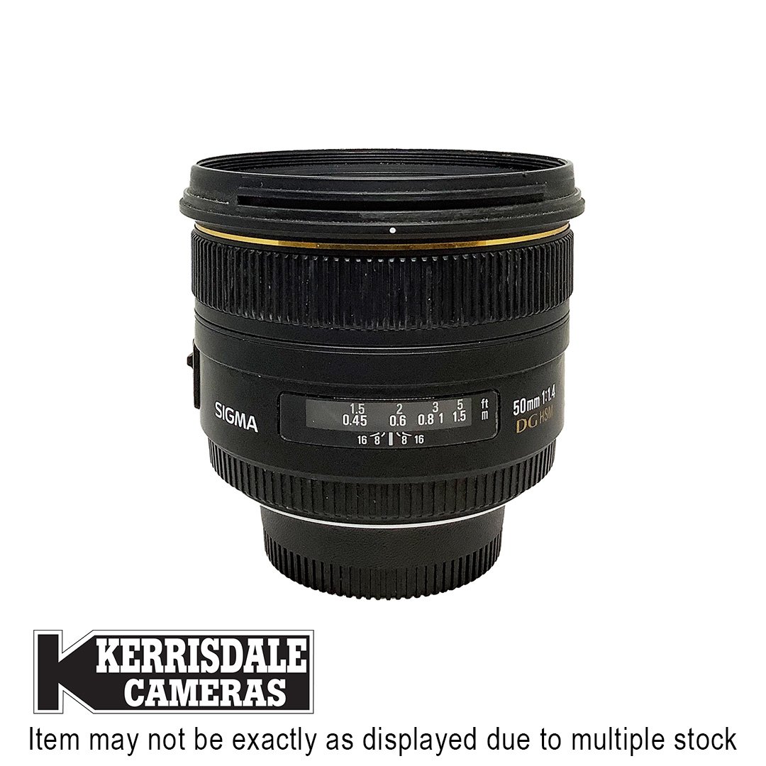 Sigma-Used 50mm F1.4 EX DG HSM – Good Condition - Nikon FX Mount – Used # 587.25A14S