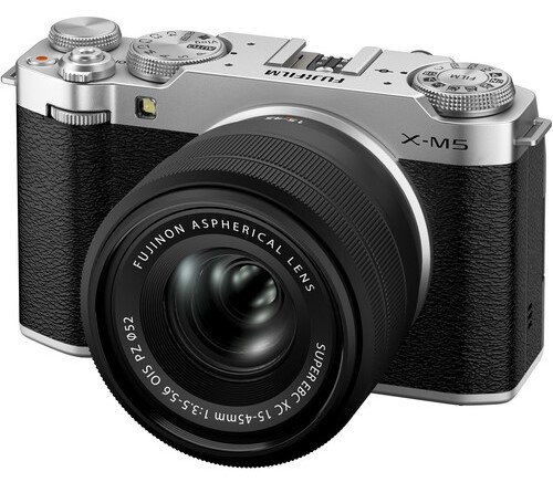 Fujifilm X-M5 Mirrorless Camera with XC 15-45mm F3.5-5.6 OIS PZ Lens