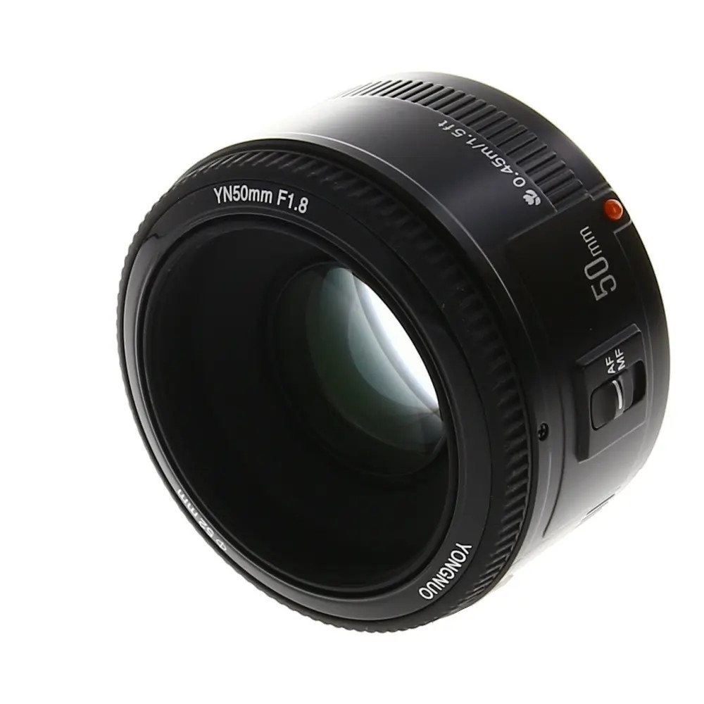 Canon Yongnuo YN 50mm F/1.8 Autofocus Lens For EF Mount used