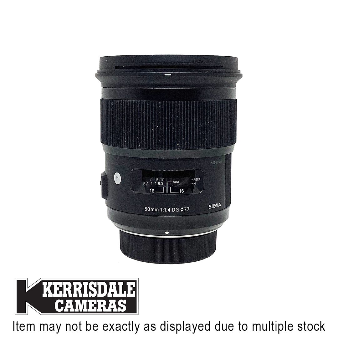 Sigma-Used 50mm F1.4 ART DG HSM - Good Condition - Nikon FX Mount – Used # 587.25A14ART