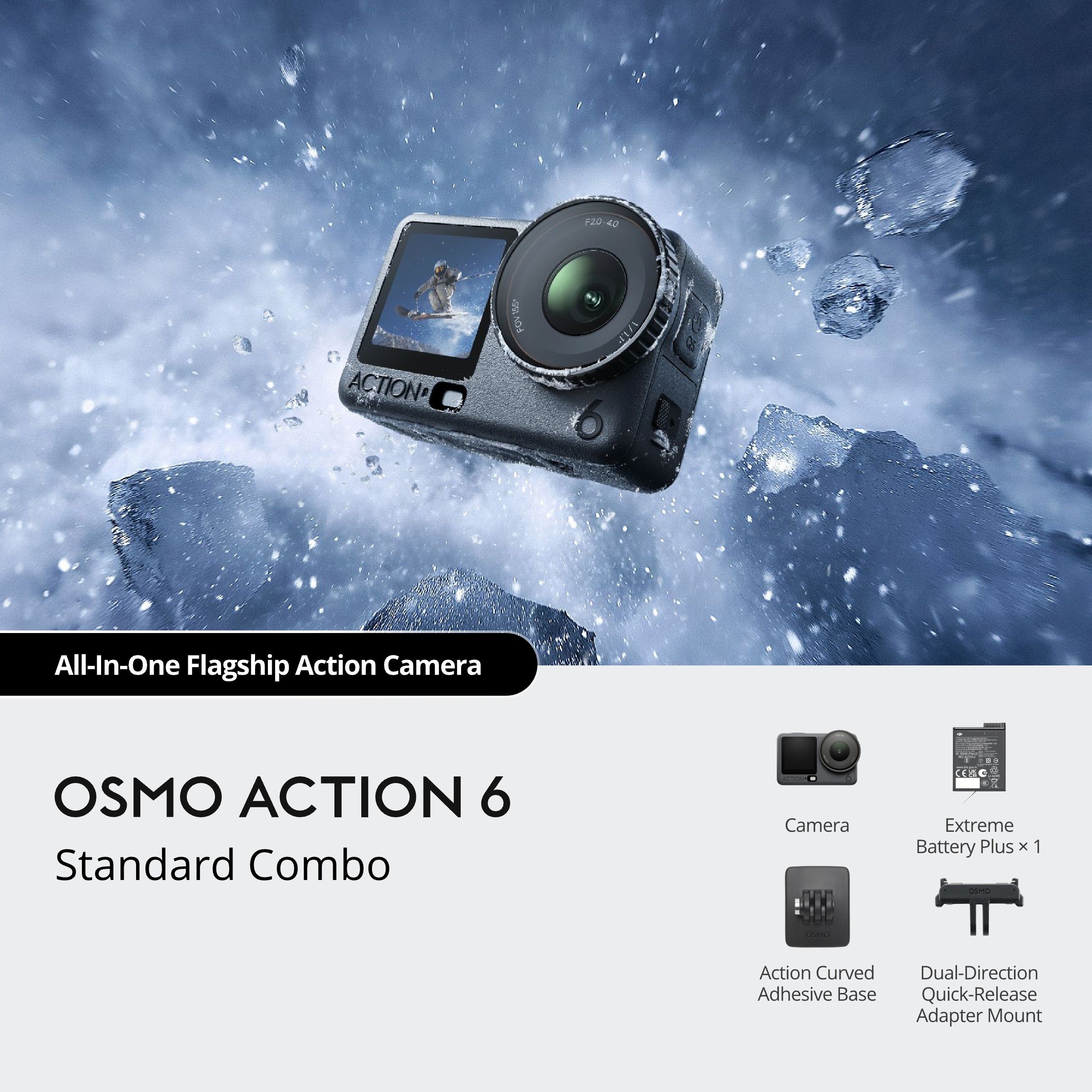 Dji-Innovations Osmo Action 6 Camera Standard Combo